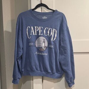 Hollister Dark Blue Textured Sweater